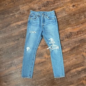 Levi’s 501 Distressed Jeans
